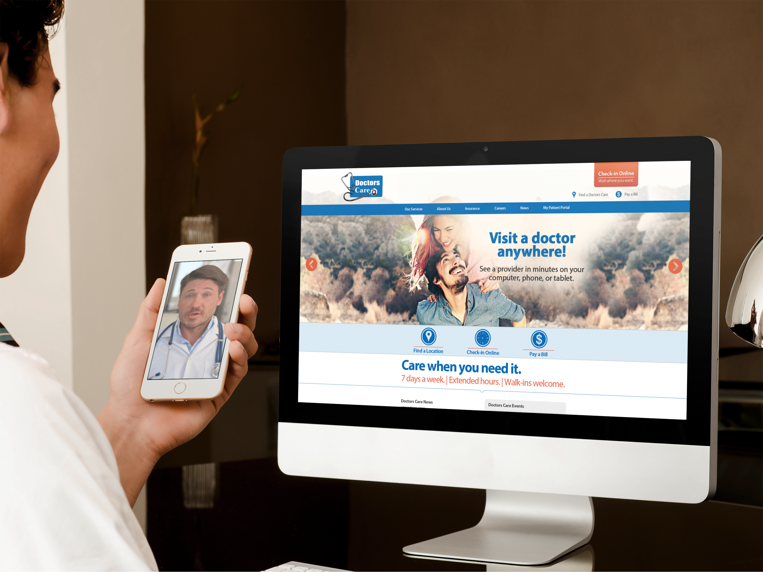 Doctors Care Website